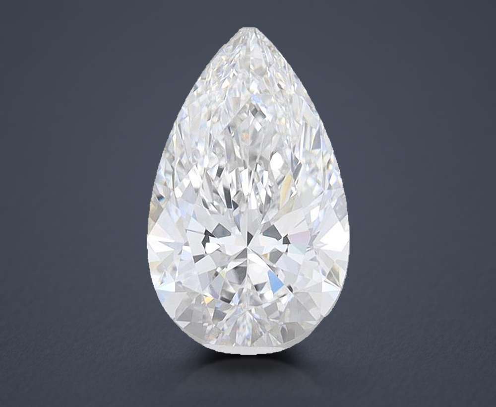 1.50 Carat Pear Lab Diamond