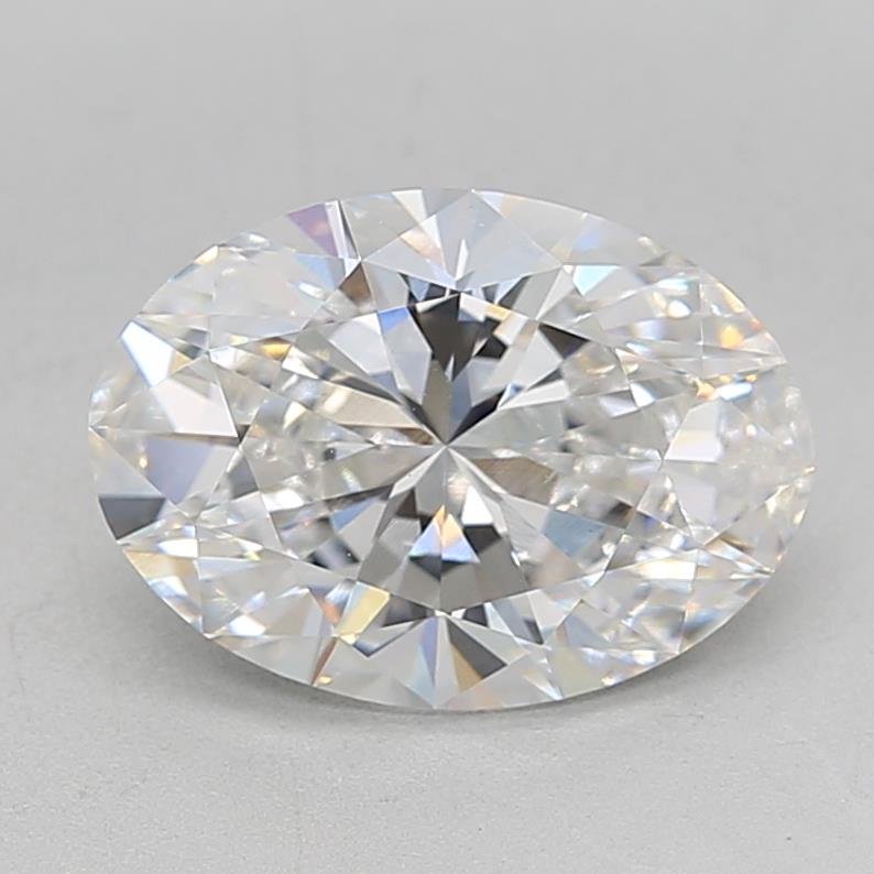 2.86ct E VVS2 Rare Carat Ideal Cut Oval Lab Grown Diamond