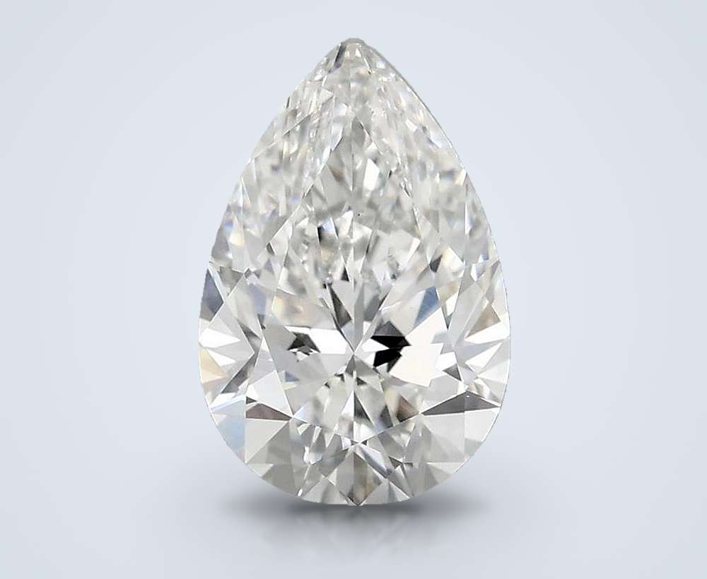 2.00 Carat Pear Lab Diamond