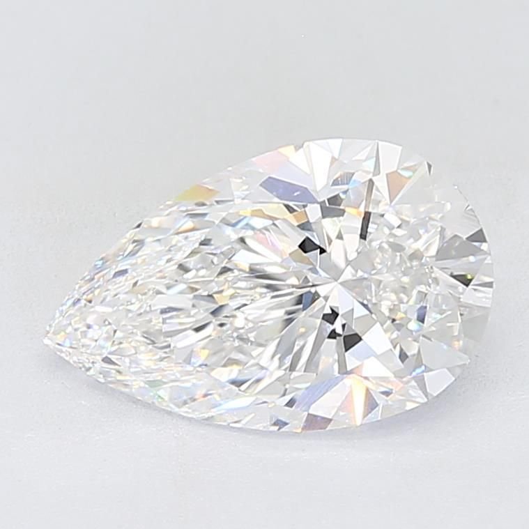 3.59ct F VVS2 Rare Carat Ideal Cut Pear Lab Grown Diamond