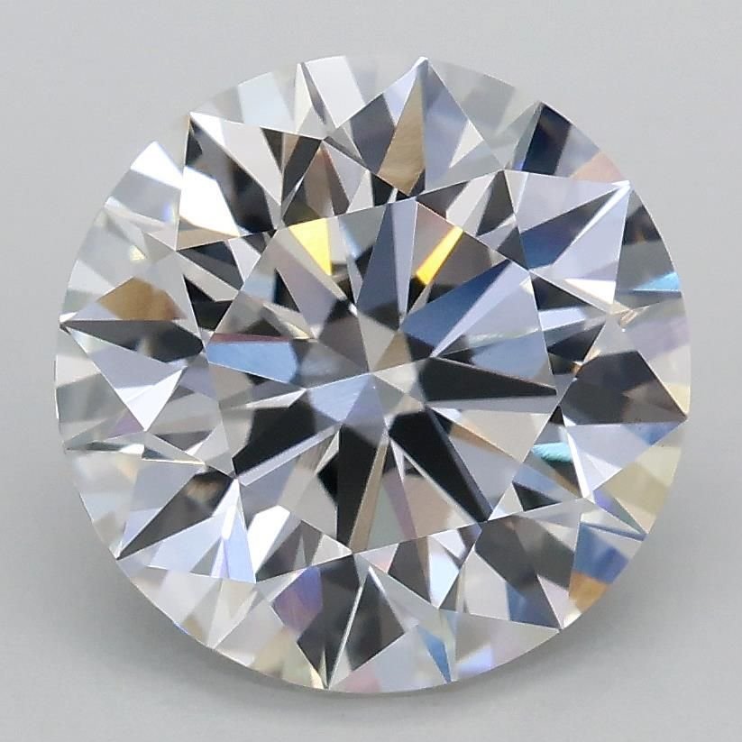 3.06ct E VS1 Rare Carat Ideal Cut Round Lab Grown Diamond