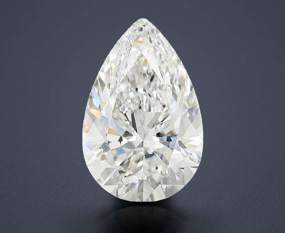 7.12 Carat Pear Lab Diamond