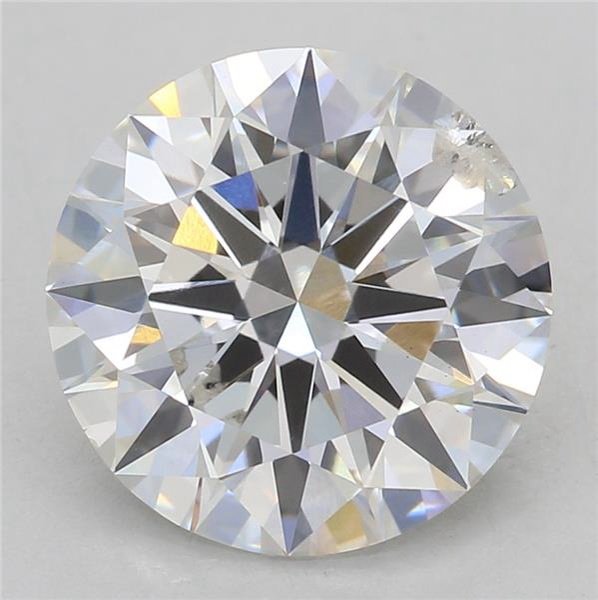 2.57ct H SI2 Rare Carat Ideal Cut Round Lab Grown Diamond