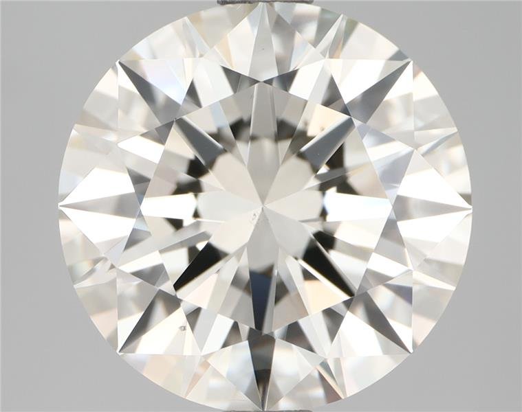 3.11ct K VS2 Rare Carat Ideal Cut Round Diamond