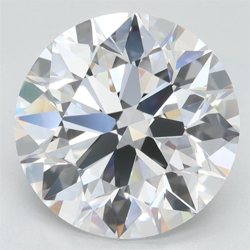 4.06ct G VVS2 Rare Carat Ideal Cut Round Lab Grown Diamond