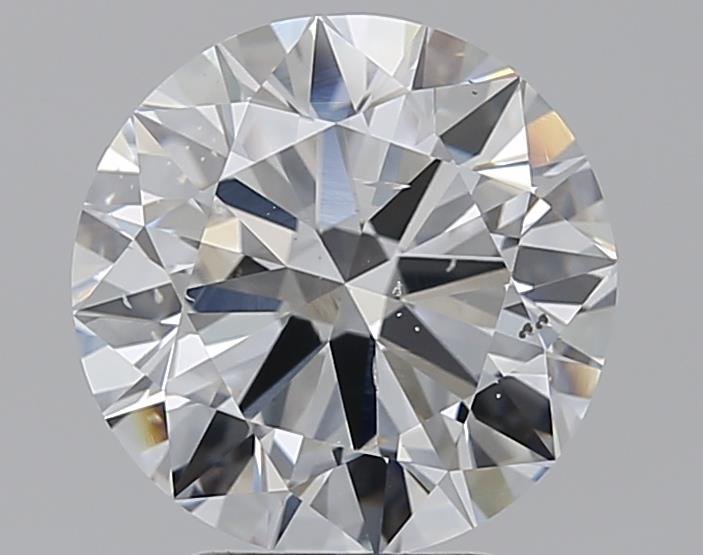 3.50ct D SI2 Rare Carat Ideal Cut Round Diamond