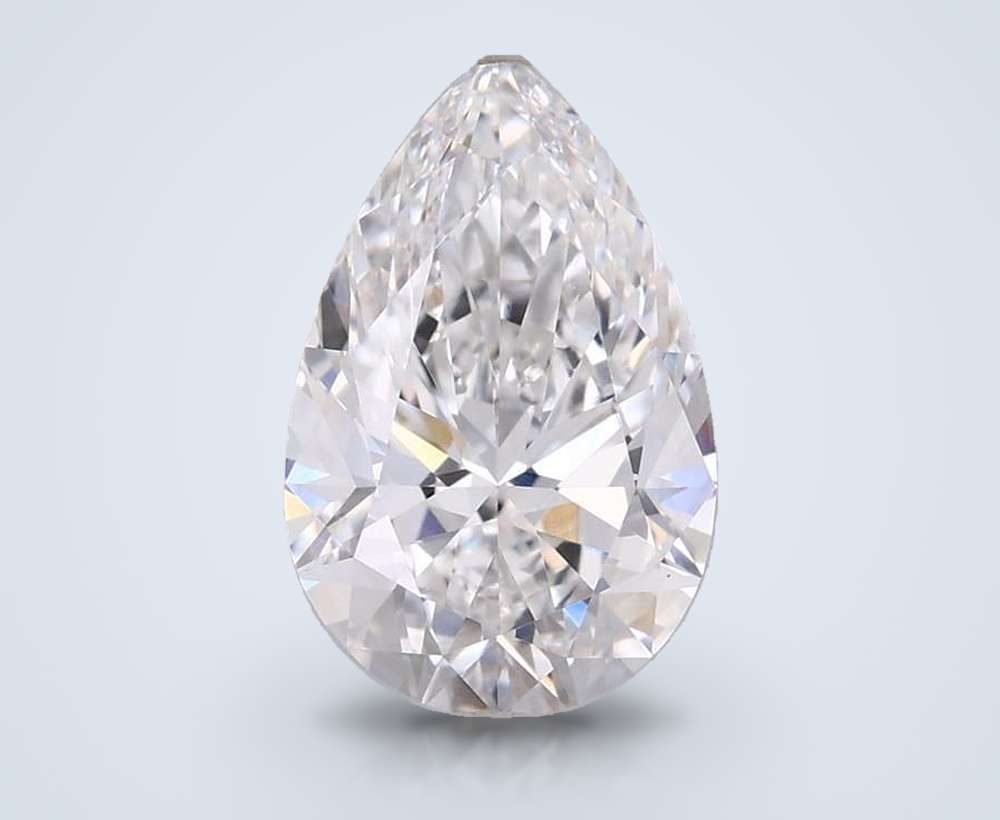 2.00 Carat Pear Lab Diamond