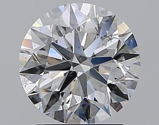 2.01ct E SI2 Rare Carat Ideal Cut Round Diamond