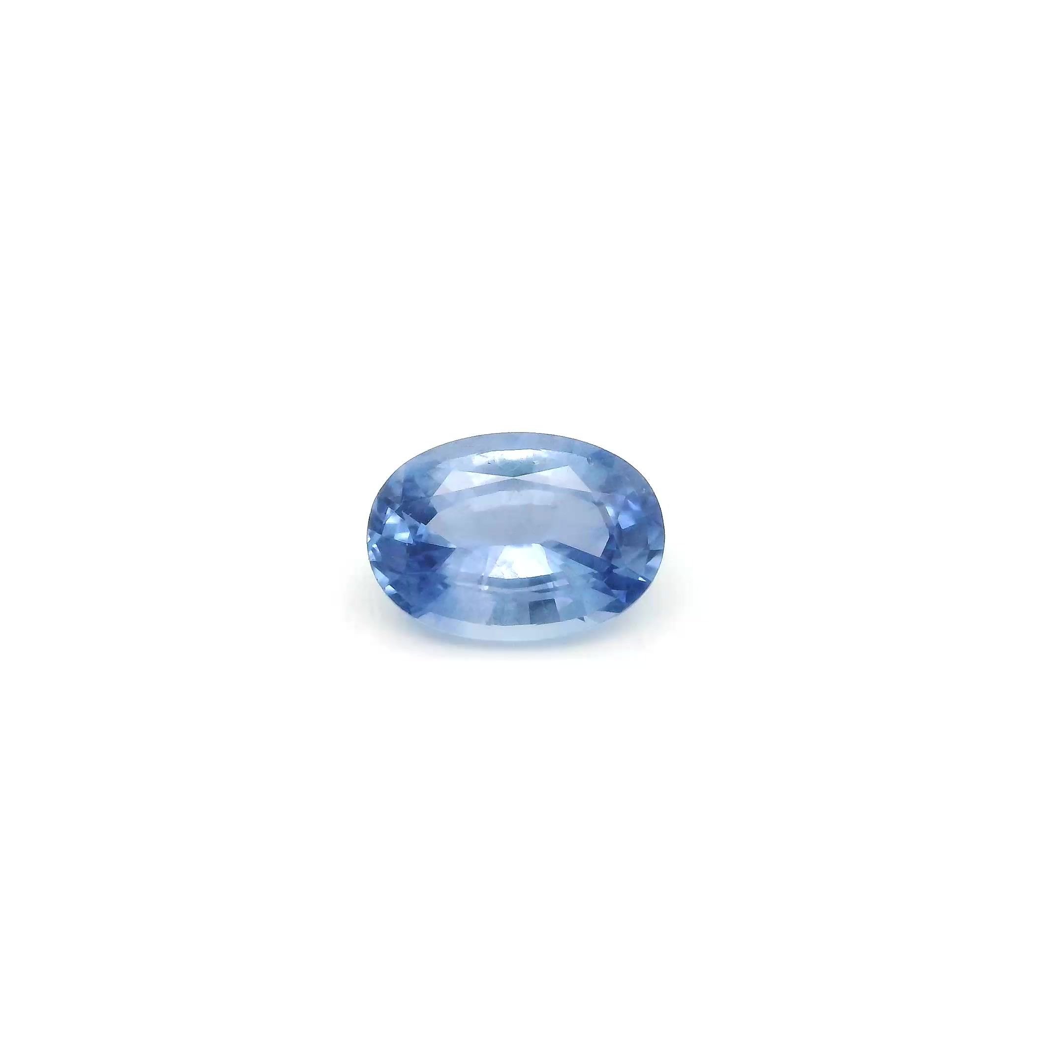 0.93 Carat Blue Oval Sapphire