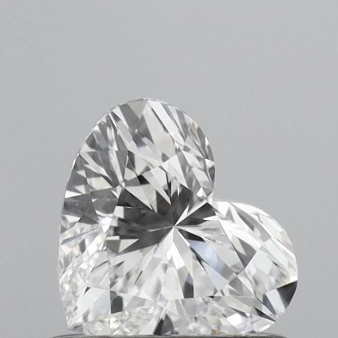 0.58ct D VVS2 Rare Carat Ideal Cut Heart Lab Grown Diamond