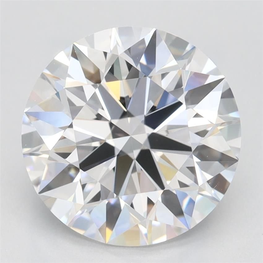 3.03ct D IF Rare Carat Ideal Cut Round Lab Grown Diamond