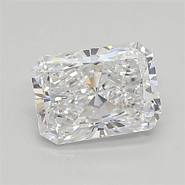 0.72ct D VVS2 Rare Carat Ideal Cut Radiant Lab Grown Diamond