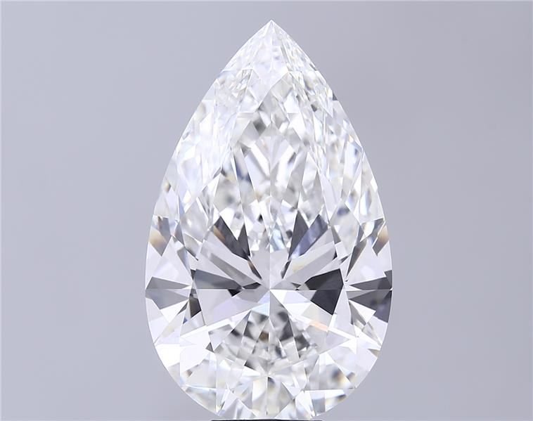 12.09ct F VVS2 Rare Carat Ideal Cut Pear Lab Grown Diamond