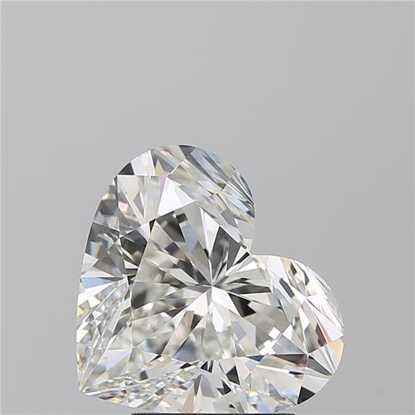 3.52ct H VS1 Rare Carat Ideal Cut Heart Diamond