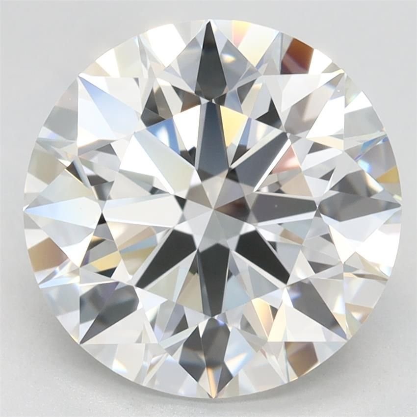 3.91ct F VVS1 Rare Carat Ideal Cut Round Lab Grown Diamond