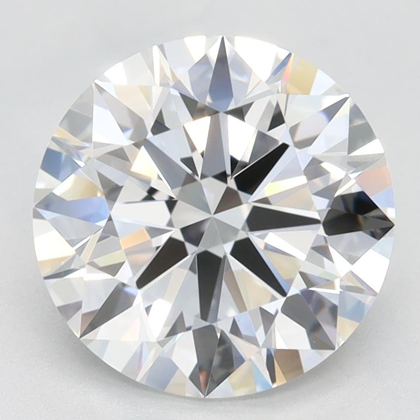 2.47ct D VVS1 Rare Carat Ideal Cut Round Lab Grown Diamond