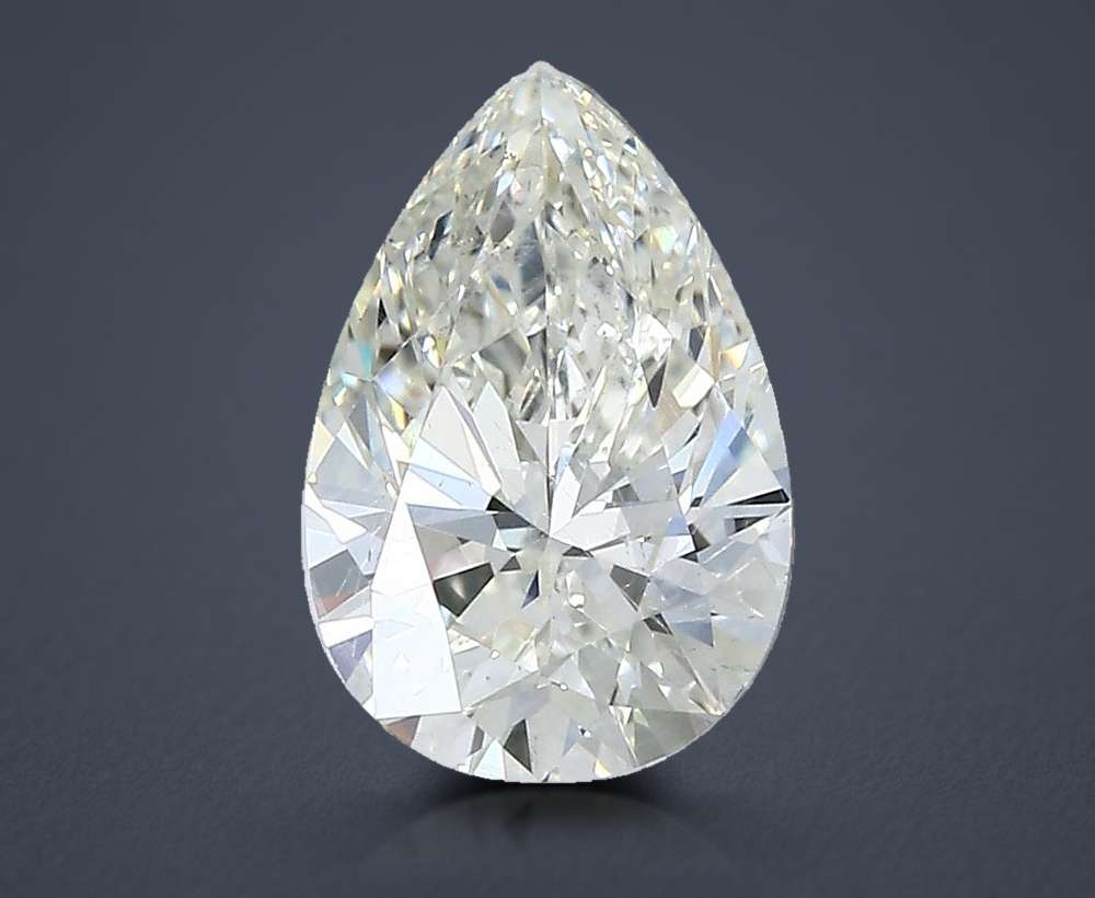 1.73 Carat Pear Natural Diamond