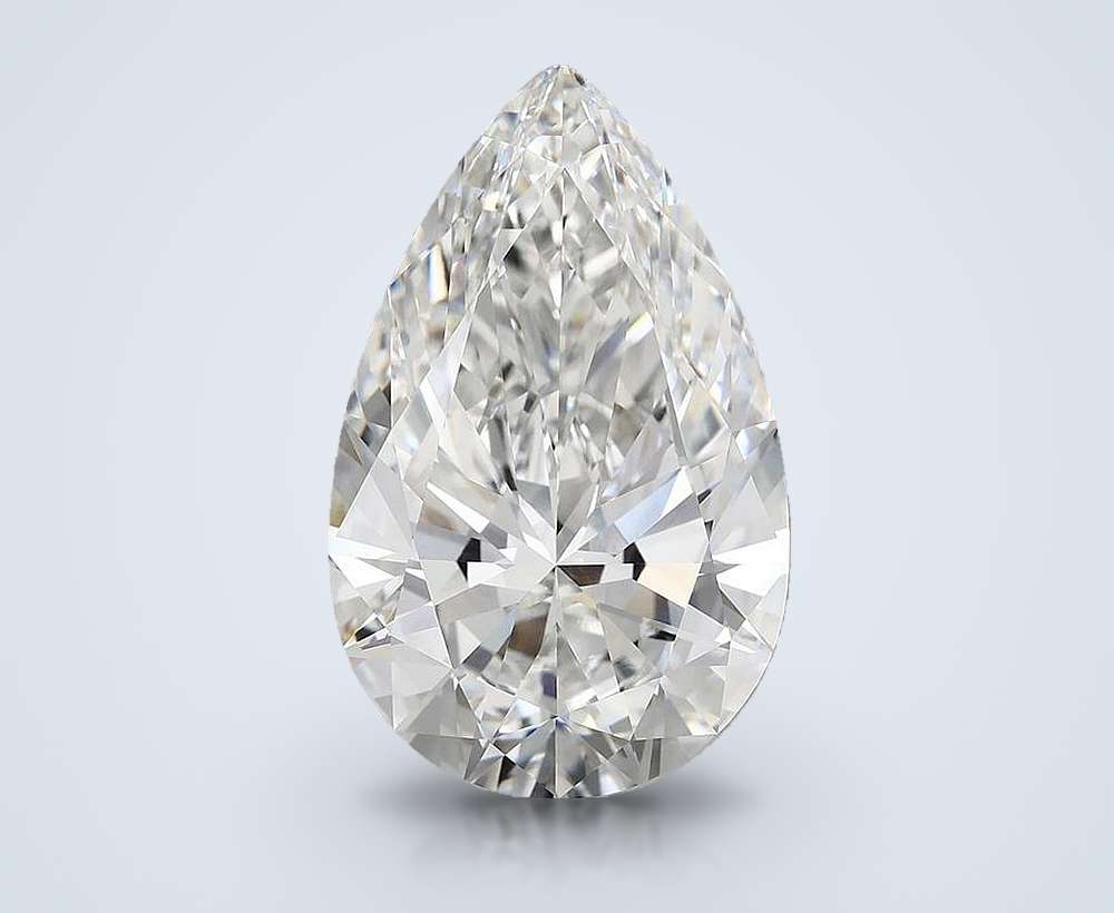 12.34 Carat Pear Lab Diamond