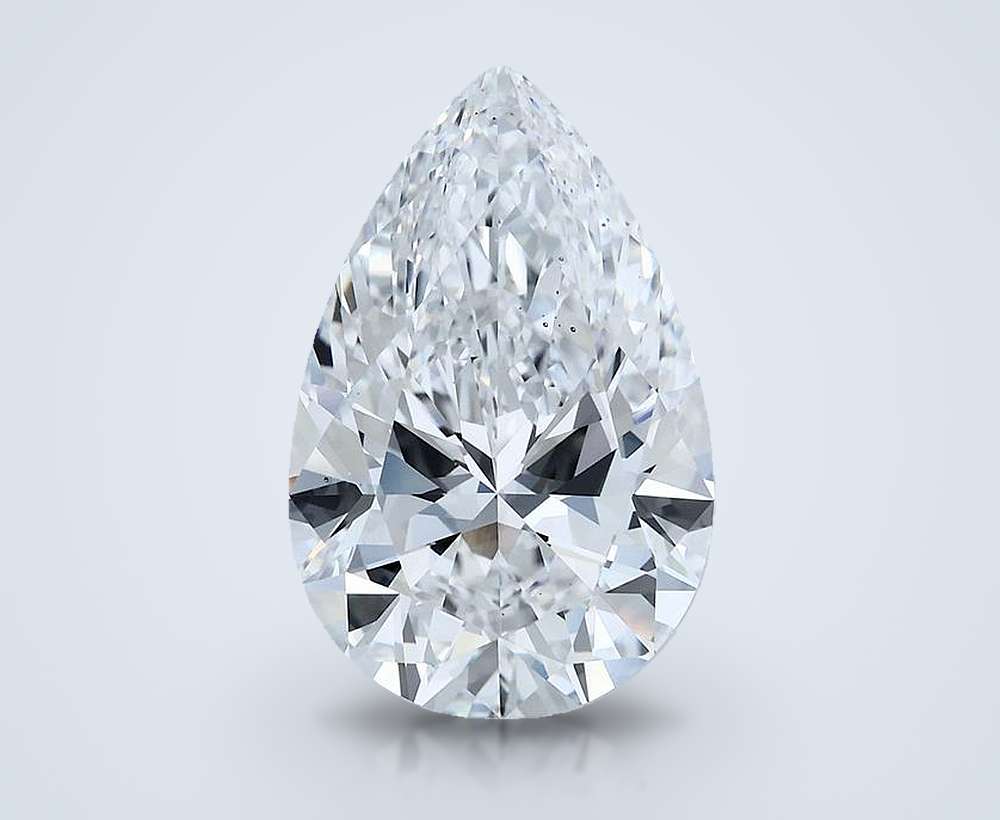 8.03 Carat Pear Lab Diamond