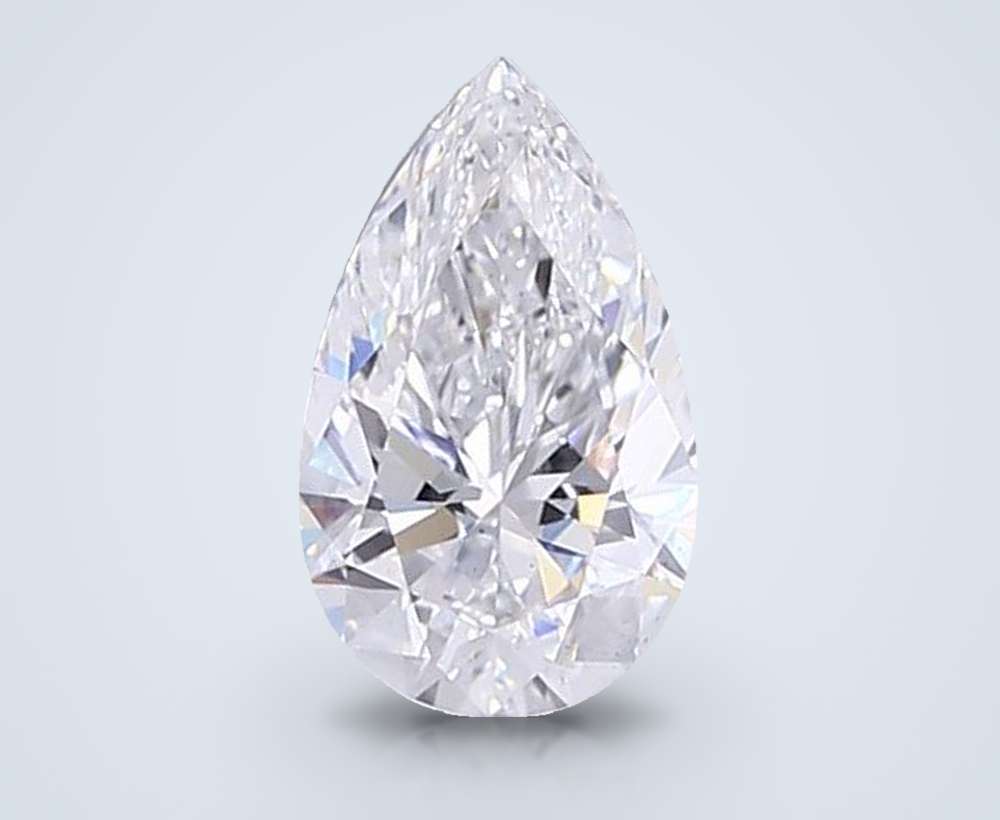 2.25 Carat Pear Lab Diamond