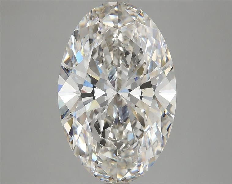 6.14ct H VS2 Rare Carat Ideal Cut Oval Lab Grown Diamond