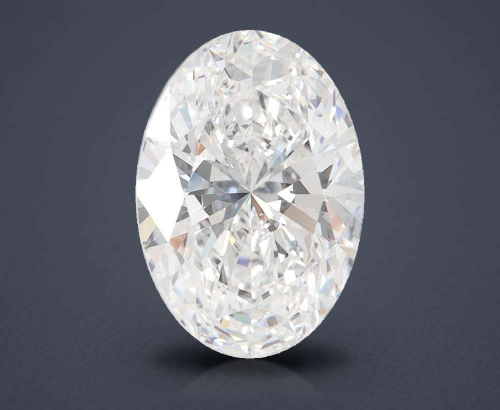3.93 Carat Oval Lab Diamond