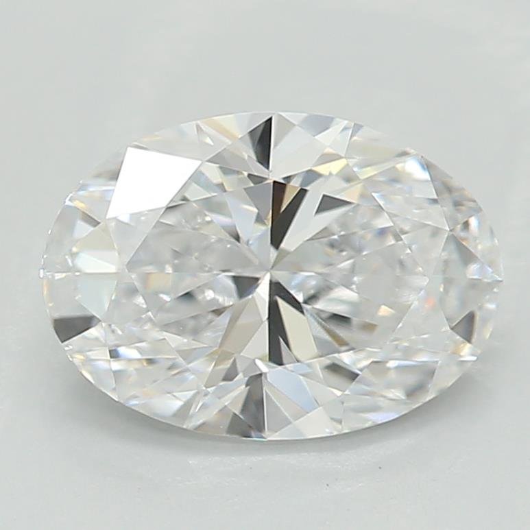 0.77ct D VS1 Rare Carat Ideal Cut Oval Lab Grown Diamond