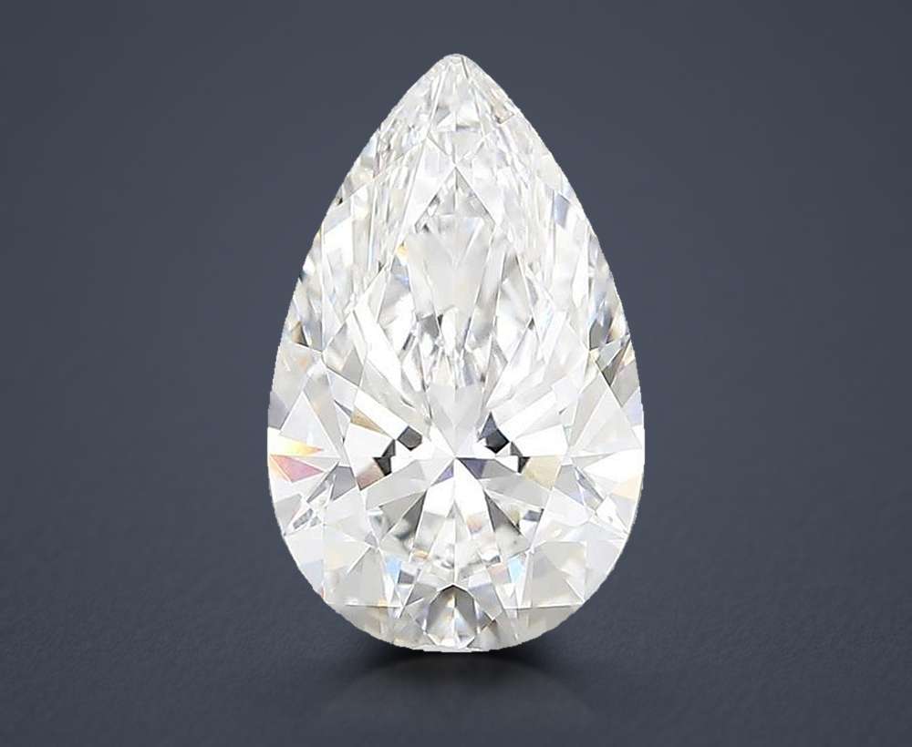 2.66 Carat Pear Lab Diamond