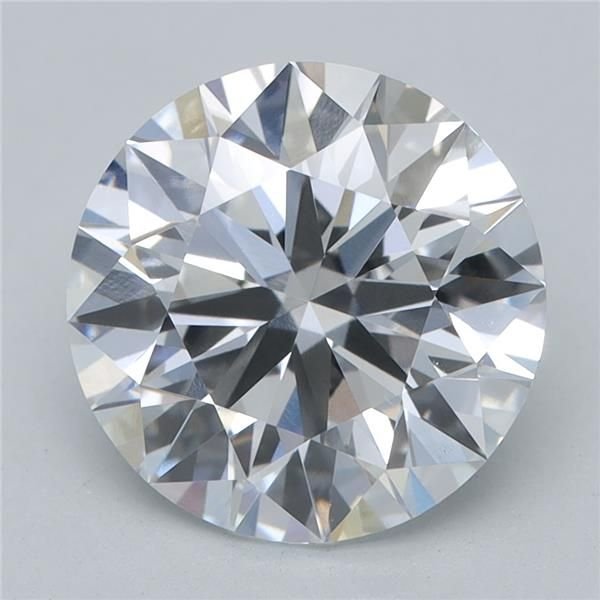 2.45ct E VVS1 Rare Carat Ideal Cut Round Lab Grown Diamond