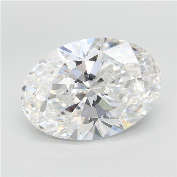 4.09ct E VVS2 Rare Carat Ideal Cut Oval Lab Grown Diamond
