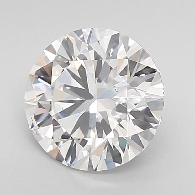 2.04ct E VS2 Rare Carat Ideal Cut Round Lab Grown Diamond