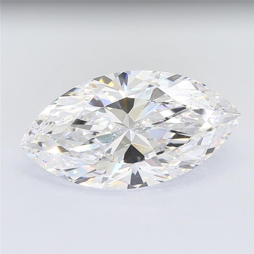 12.55ct F VVS2 Rare Carat Ideal Cut Marquise Lab Grown Diamond