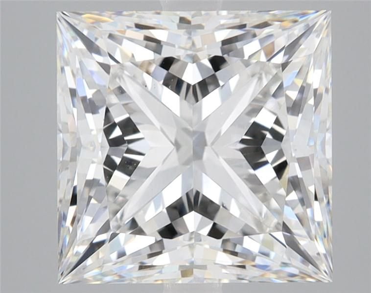 5.26ct G VS1 Rare Carat Ideal Cut Princess Lab Grown Diamond