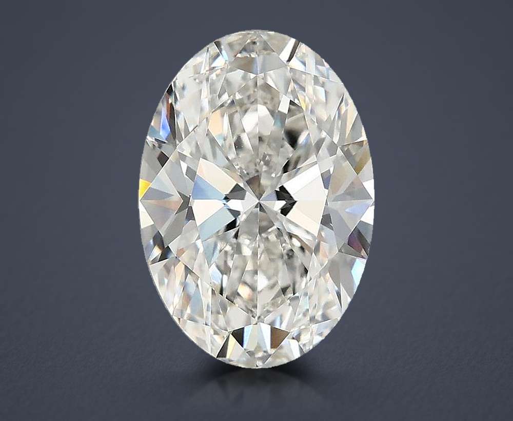 3.81 Carat Oval Lab Diamond