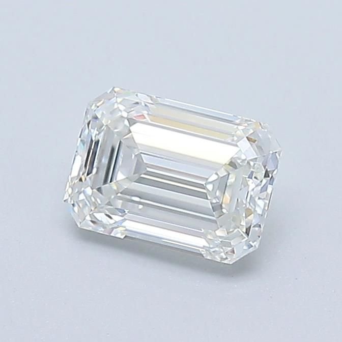 0.71ct H VVS1 Rare Carat Ideal Cut Emerald Diamond