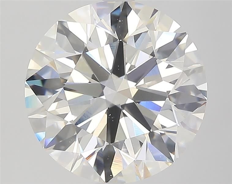 4.97ct I VS2 Rare Carat Ideal Cut Round Diamond