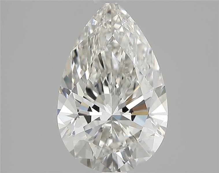 2.09ct H VS2 Rare Carat Ideal Cut Pear Lab Grown Diamond