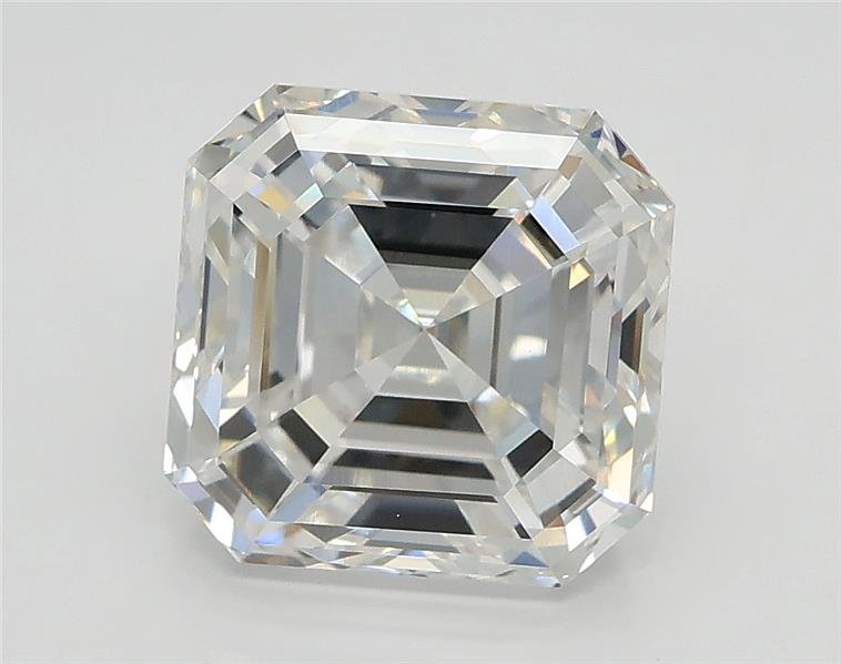 2.90ct F VVS2 Rare Carat Ideal Cut Asscher Lab Grown Diamond