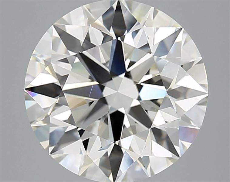 4.02ct H VVS2 Rare Carat Ideal Cut Round Diamond