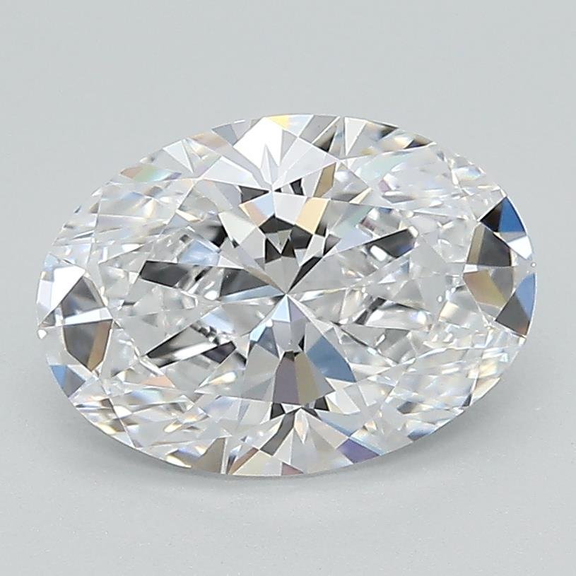 2.07ct D VS1 Rare Carat Ideal Cut Oval Lab Grown Diamond