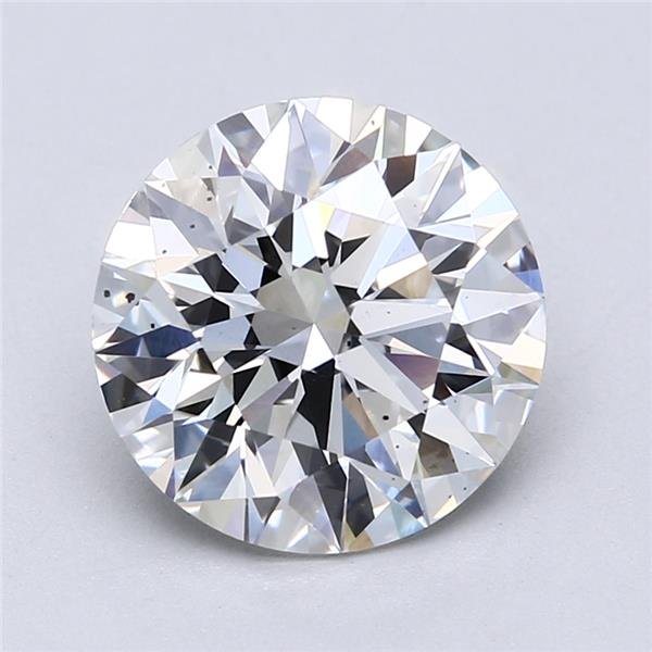 4.05ct E VS2 Rare Carat Ideal Cut Round Lab Grown Diamond