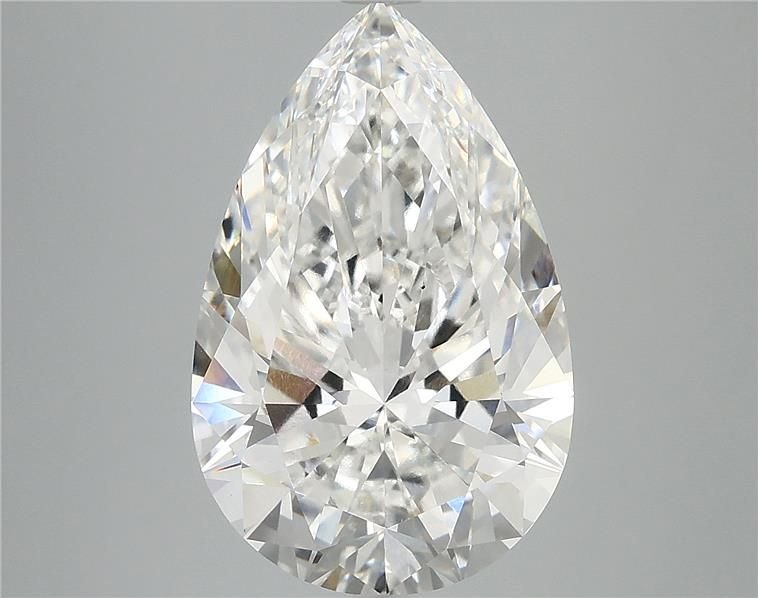 6.08 Carat Pear Lab Diamond
