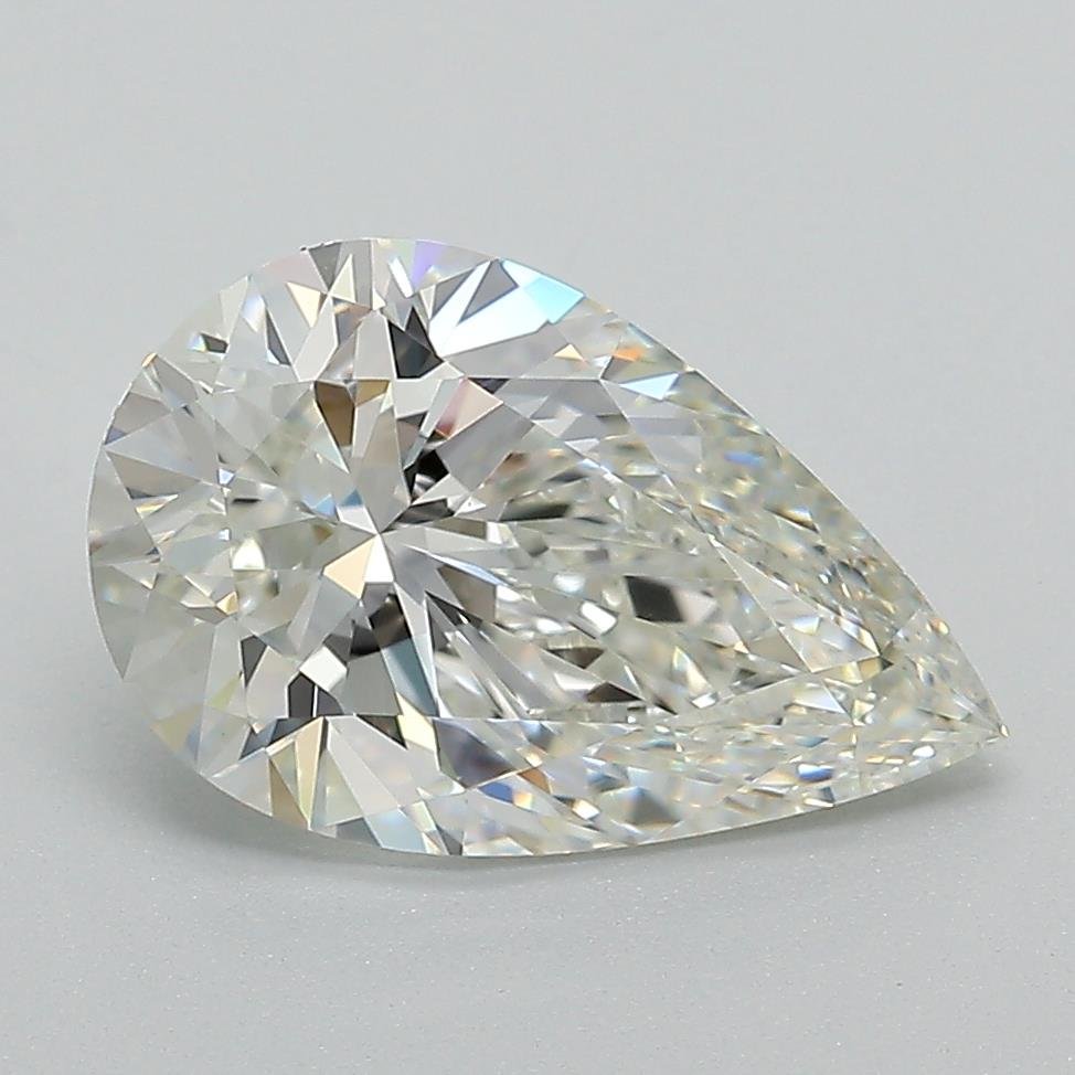 2.55ct G VVS2 Rare Carat Ideal Cut Pear Lab Grown Diamond