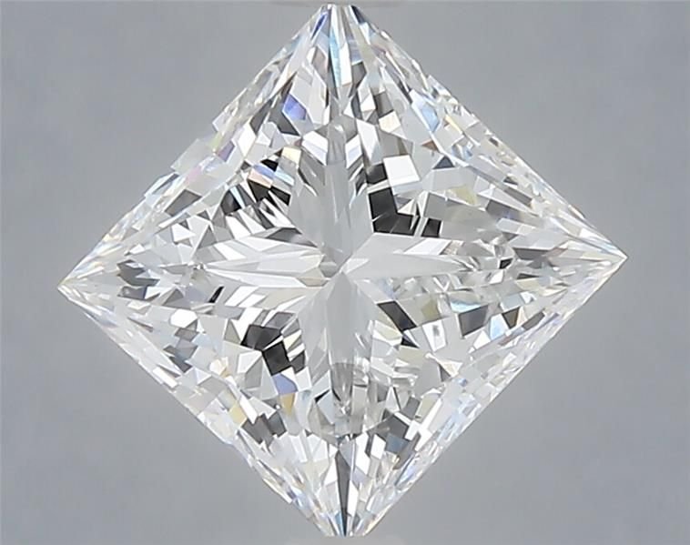2.08ct D VVS2 Very Good Cut Princess Lab Grown Diamond