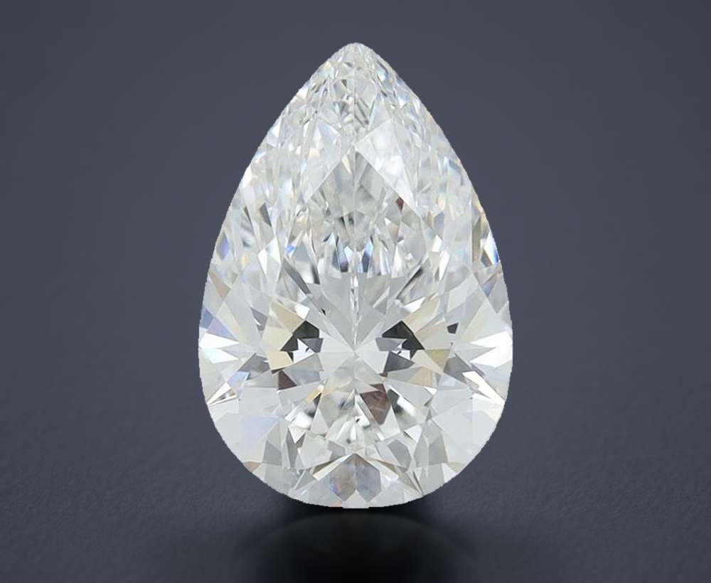 1.38 Carat Pear Lab Diamond