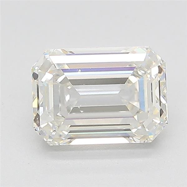 1.53ct H VS1 Rare Carat Ideal Cut Emerald Lab Grown Diamond