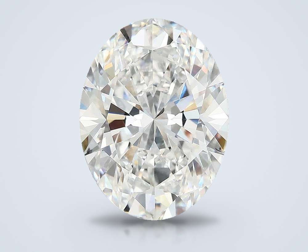 3.92 Carat Oval Lab Diamond