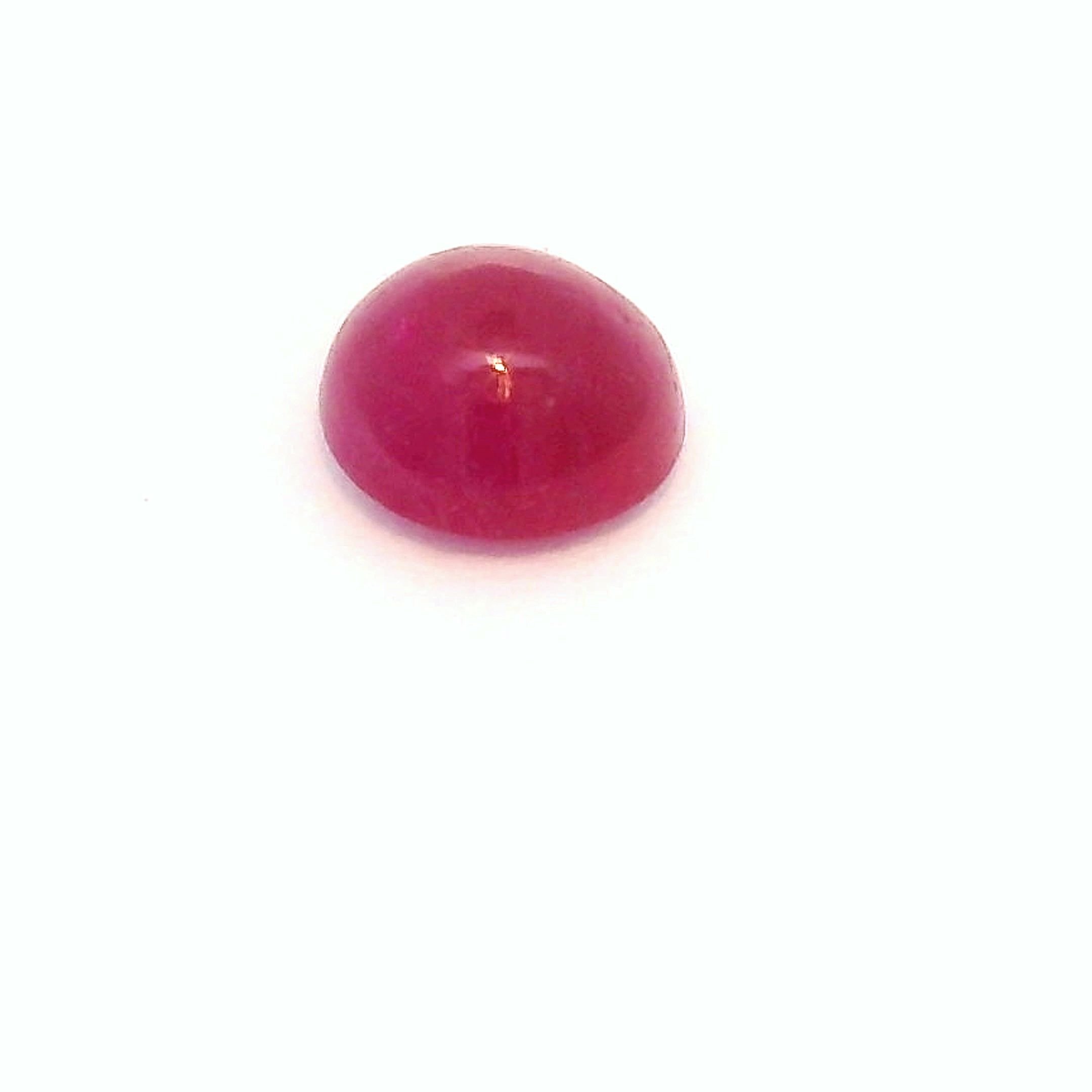 0.54 Carat Red Round Ruby