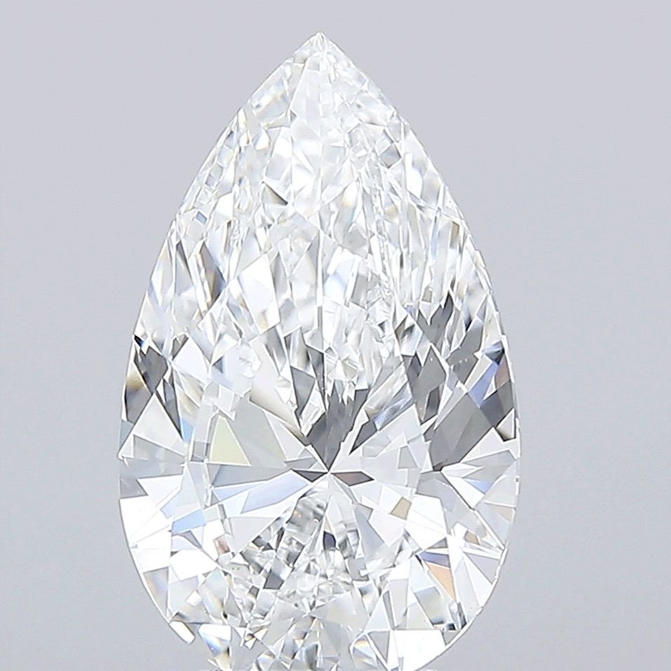 6.01 Carat Pear Lab Diamond