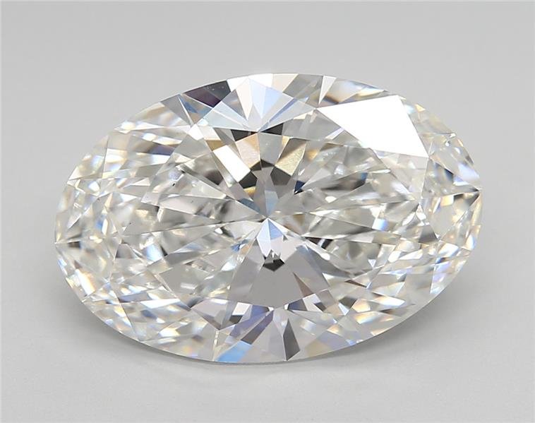 6.06ct F VS1 Rare Carat Ideal Cut Oval Lab Grown Diamond
